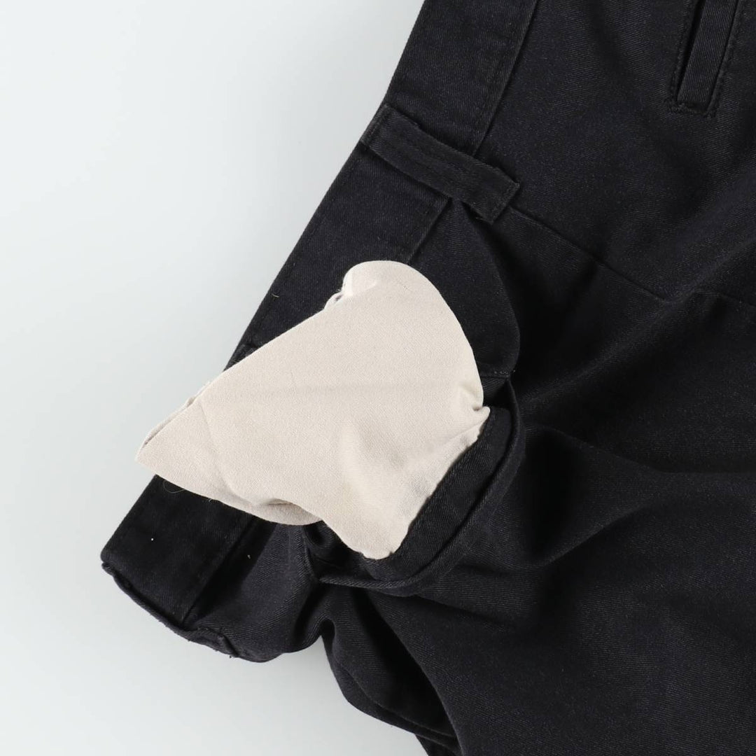Dickies cargo shorts, men's size W34 (approx.) polyester black type Vintage Second Hand