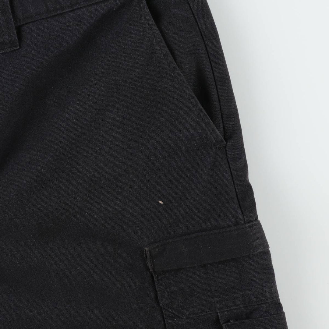 Dickies cargo shorts, men's size W34 (approx.) polyester black type Vintage Second Hand