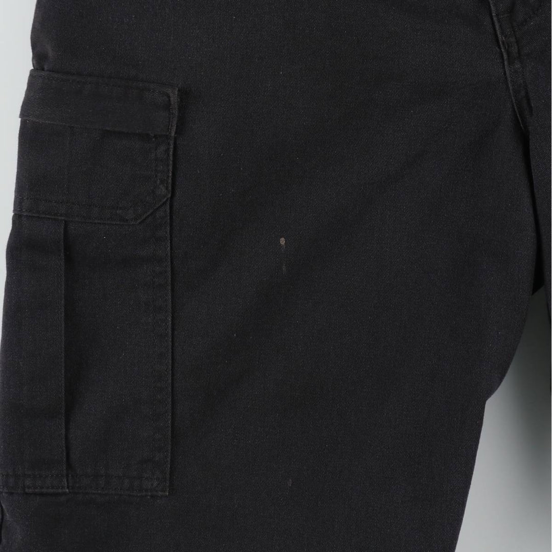Dickies cargo shorts, men's size W34 (approx.) polyester black type Vintage Second Hand