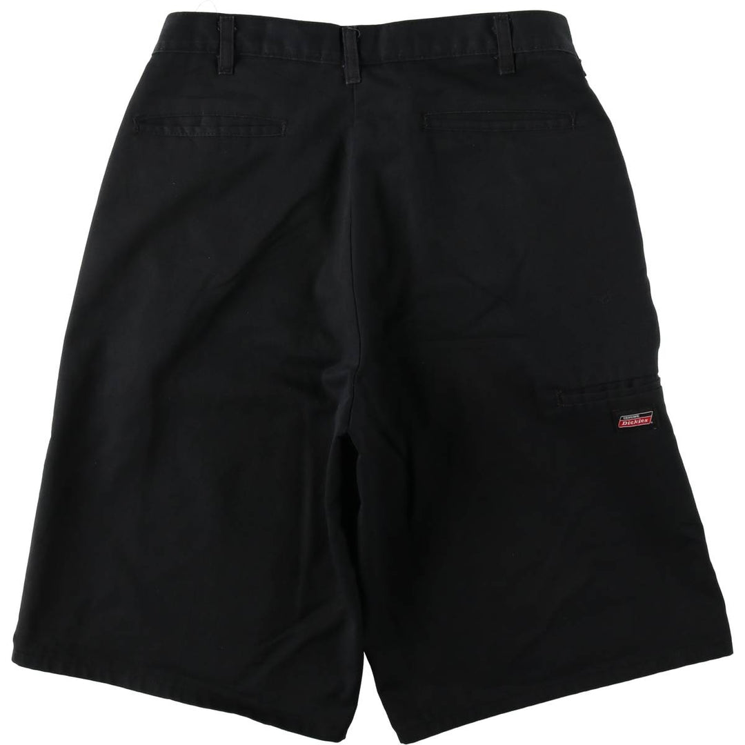 Dickies Work Shorts, Half Pants, Men's, W34 equivalent polyester black type Vintage Second Hand
