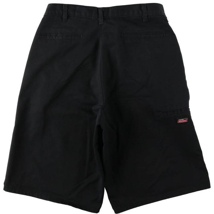Dickies Work Shorts, Half Pants, Men's, W34 equivalent polyester black type Vintage Second Hand