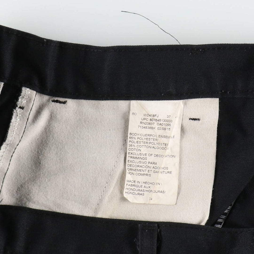Dickies Work Shorts, Half Pants, Men's, W34 equivalent polyester black type Vintage Second Hand