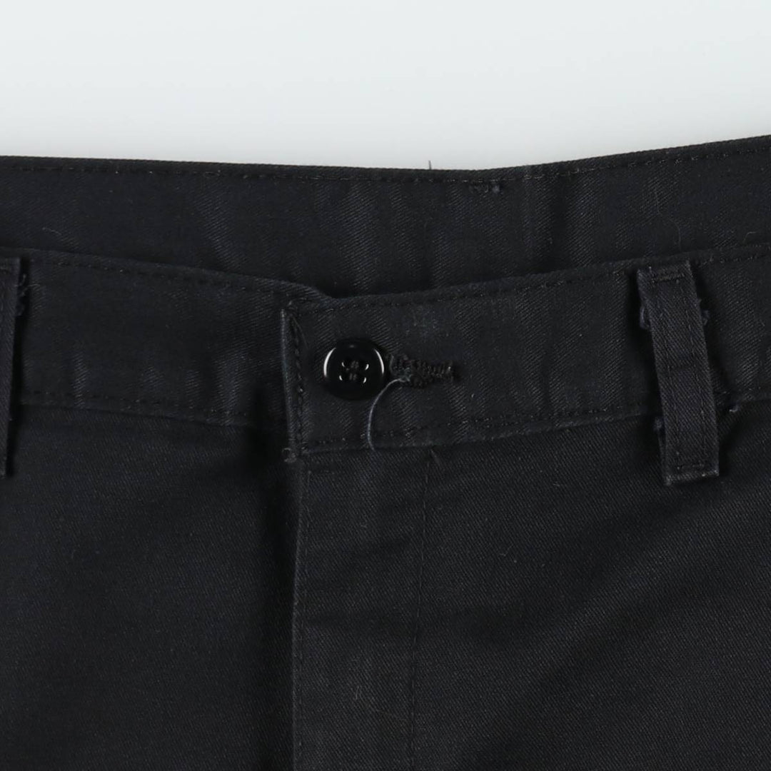 Dickies Work Shorts, Half Pants, Men's, W34 equivalent polyester black type Vintage Second Hand