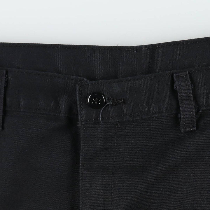 Dickies Work Shorts, Half Pants, Men's, W34 equivalent polyester black type Vintage Second Hand