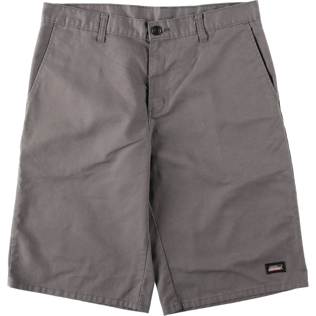 Dickies Work Shorts, Half Pants, Men's, W35 equivalent polyester gray type Vintage Second Hand