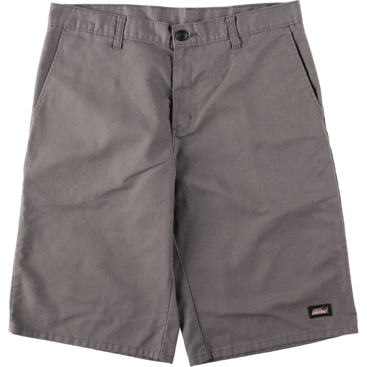 Dickies Work Shorts, Half Pants, Men's, W35 equivalent polyester gray type Vintage Second Hand