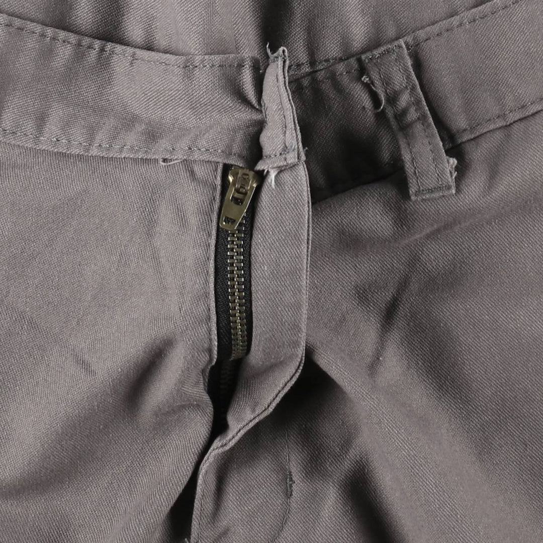Dickies Work Shorts, Half Pants, Men's, W35 equivalent polyester gray type Vintage Second Hand