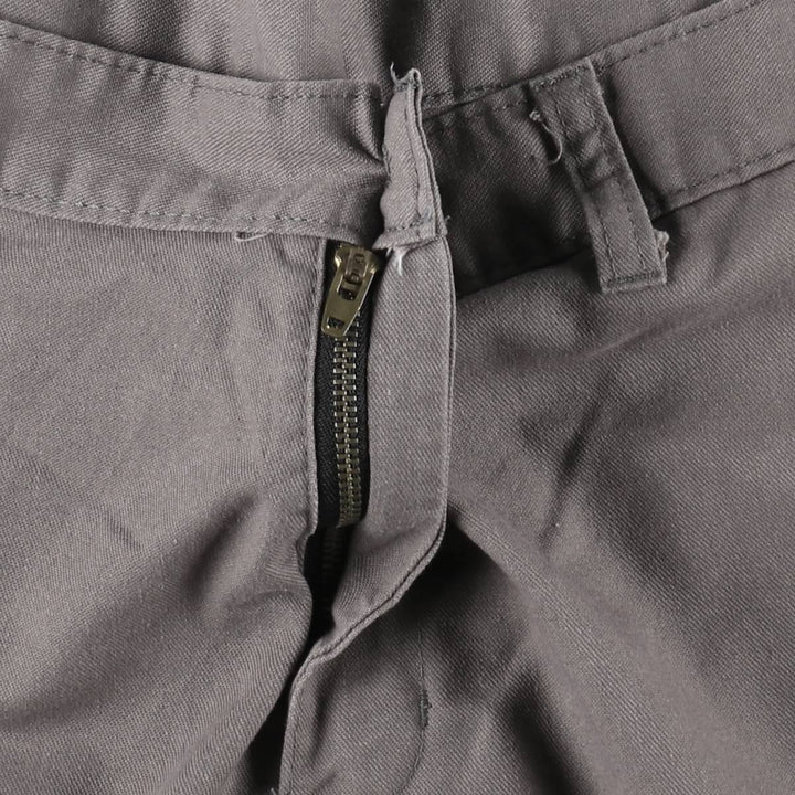 Dickies Work Shorts, Half Pants, Men's, W35 equivalent polyester gray type Vintage Second Hand