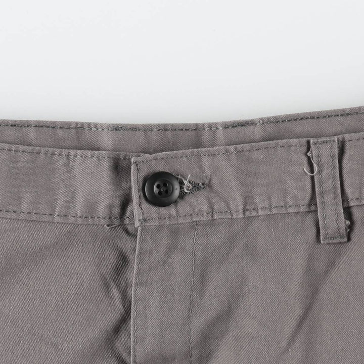 Dickies Work Shorts, Half Pants, Men's, W35 equivalent polyester gray type Vintage Second Hand