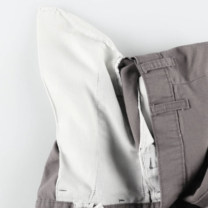 Dickies Work Shorts, Half Pants, Men's, W35 equivalent polyester gray type Vintage Second Hand