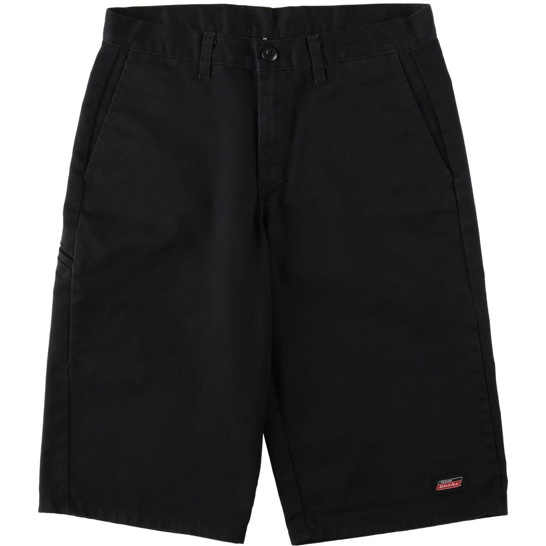 Dickies Work Shorts, Half Pants, Men's, W33 equivalent polyester black type Vintage Second Hand