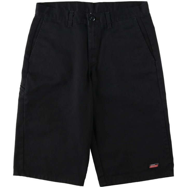 Dickies Work Shorts, Half Pants, Men's, W33 equivalent polyester black type Vintage Second Hand