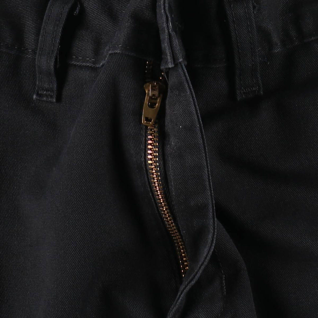 Dickies Work Shorts, Half Pants, Men's, W33 equivalent polyester black type Vintage Second Hand