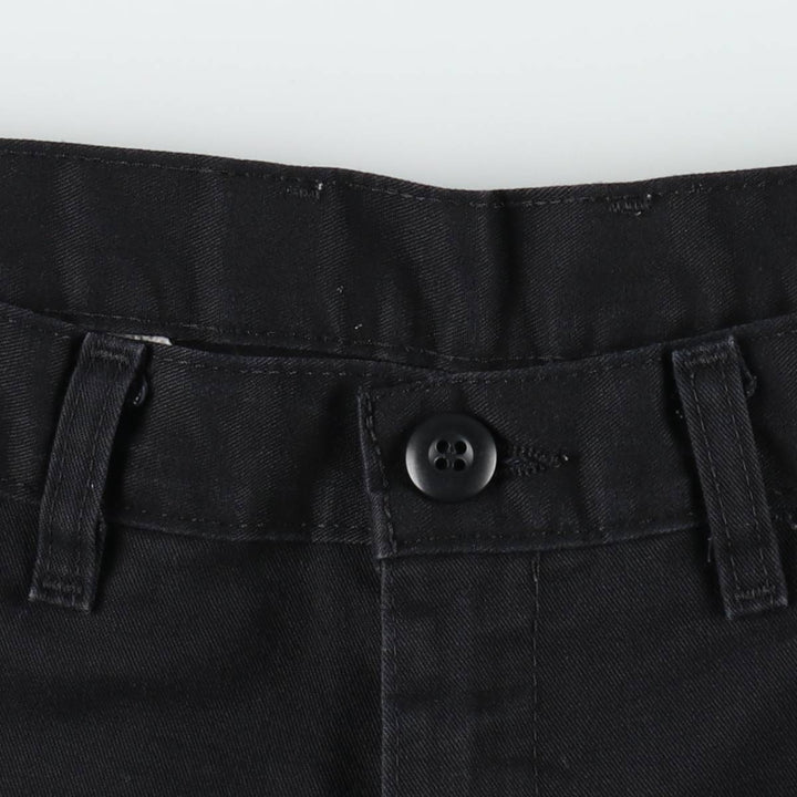 Dickies Work Shorts, Half Pants, Men's, W33 equivalent polyester black type Vintage Second Hand