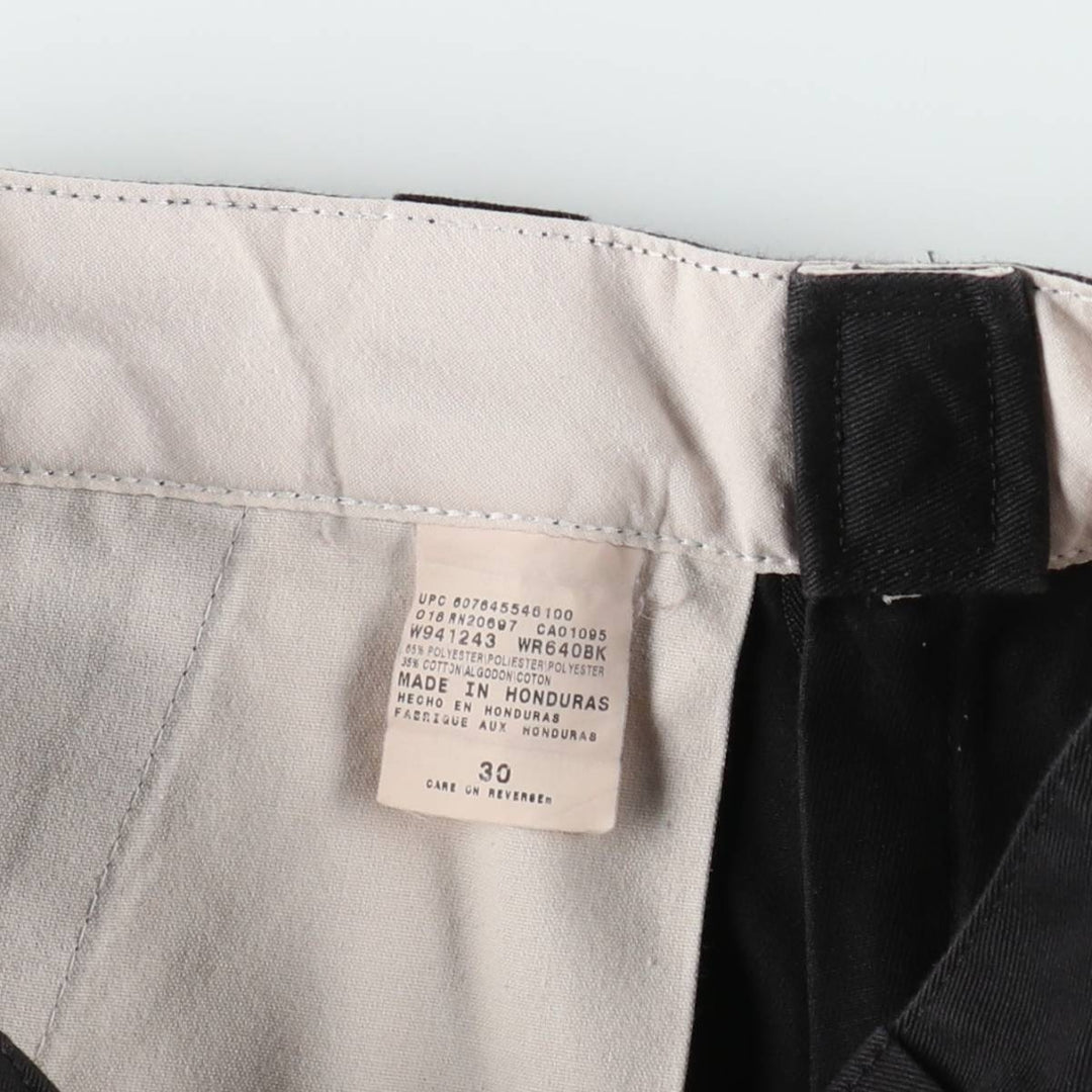 Dickies Work Shorts, Half Pants, Men's, W30 equivalent polyester black type Vintage Second Hand
