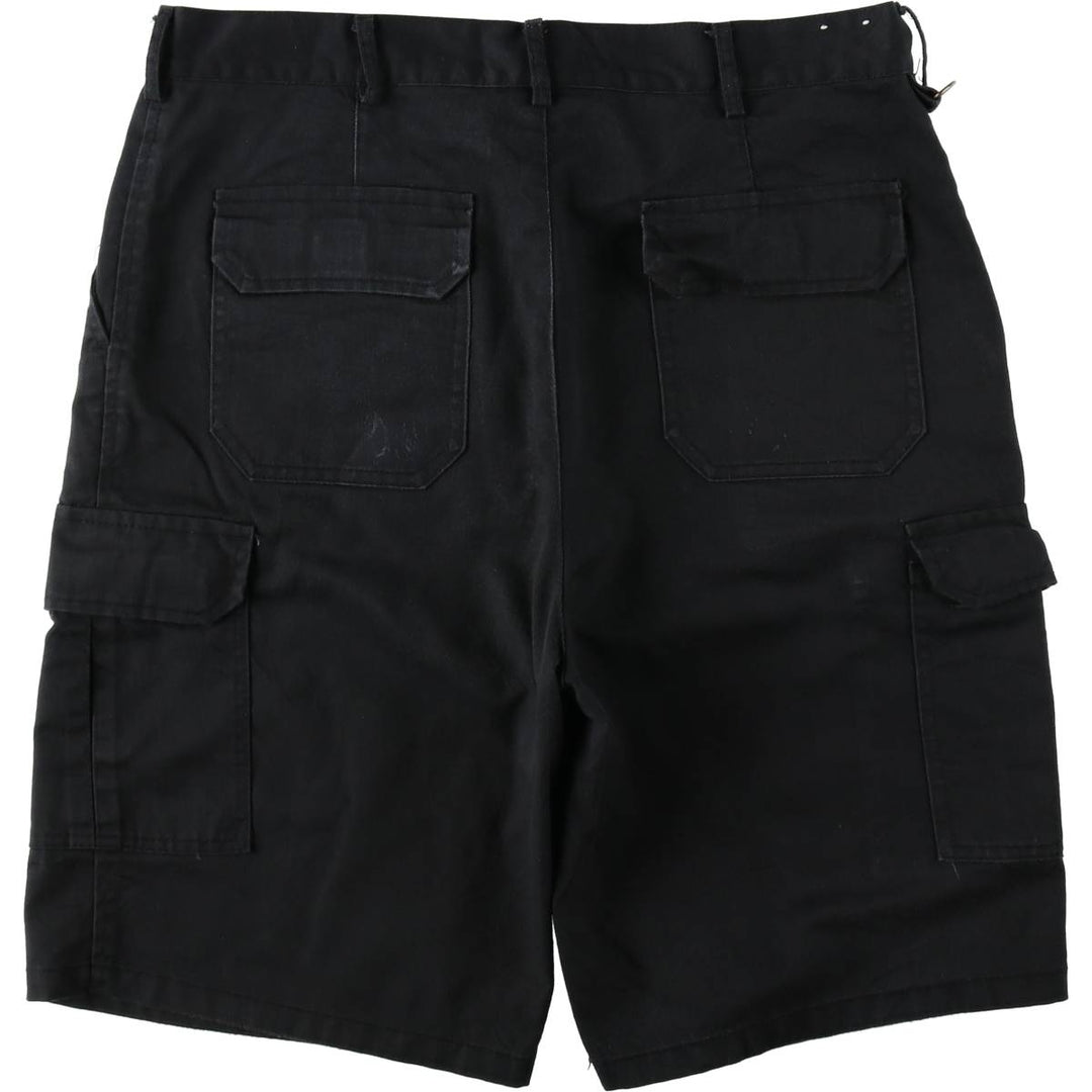 Dickies cargo shorts, half pants, men's size w36 polyester black type Vintage Second Hand