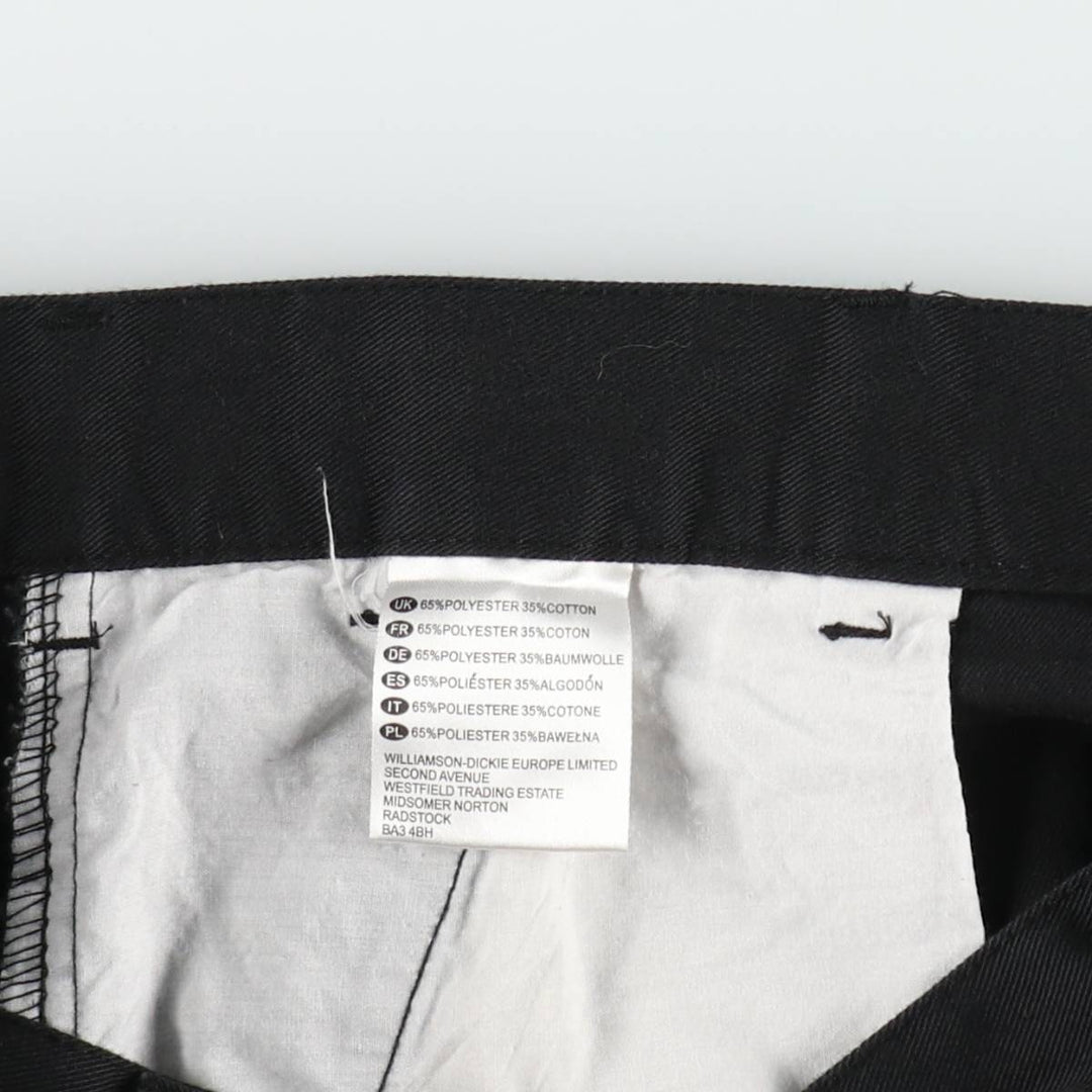 Dickies cargo shorts, half pants, men's size w36 polyester black type Vintage Second Hand