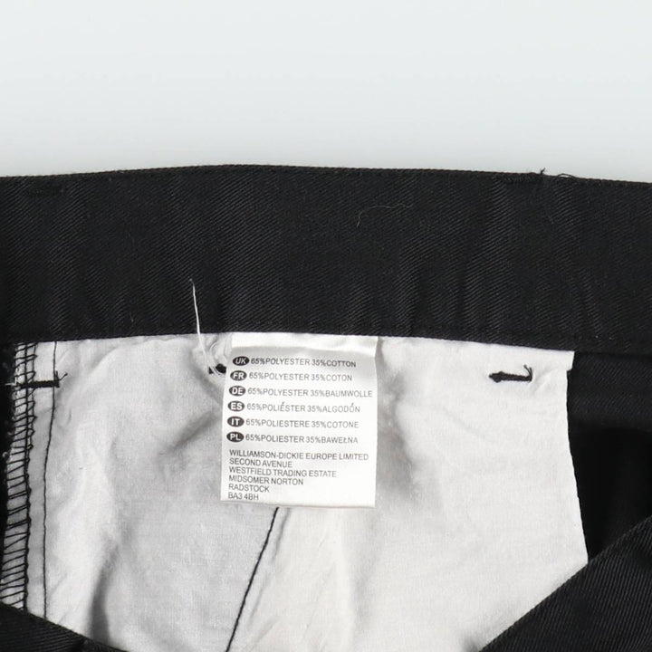 Dickies cargo shorts, half pants, men's size w36 polyester black type Vintage Second Hand