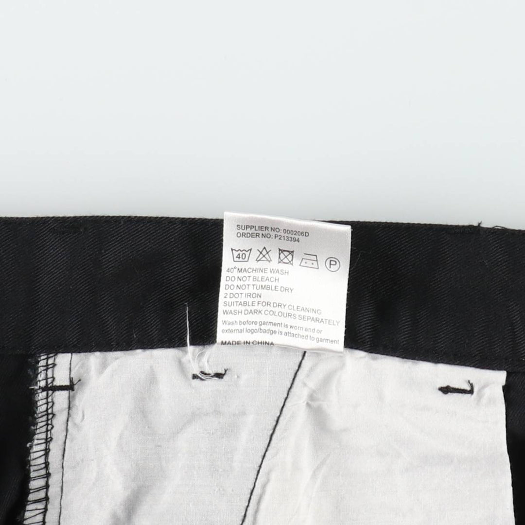 Dickies cargo shorts, half pants, men's size w36 polyester black type Vintage Second Hand