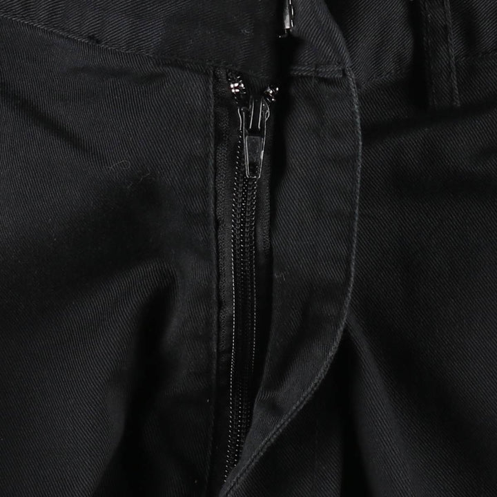 Dickies cargo shorts, half pants, men's size w36 polyester black type Vintage Second Hand