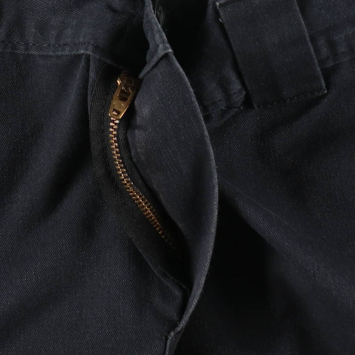 Dickies Regular Fit Cargo Shorts (Men's W34 equivalent) polyester black type Vintage Second Hand