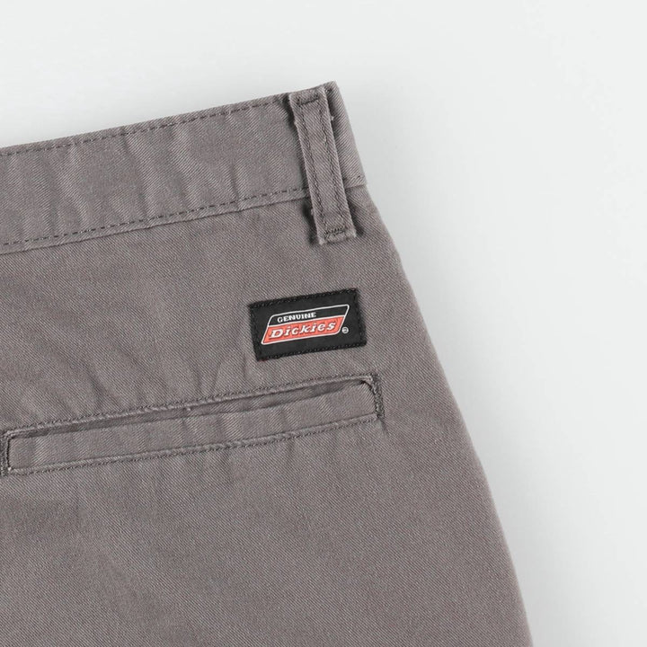 Dickies Work Shorts, Half Pants, Men's, W36 equivalent polyester gray type Vintage Second Hand