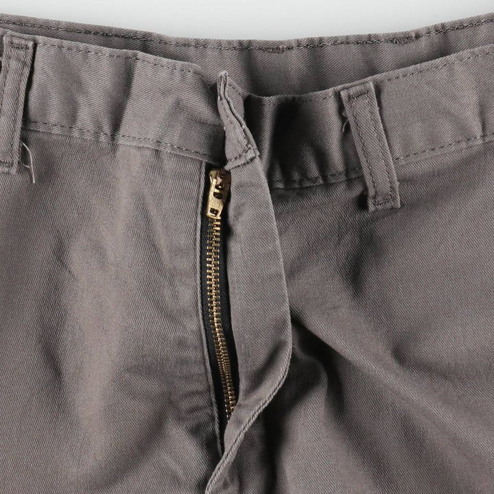 Dickies Work Shorts, Half Pants, Men's, W36 equivalent polyester gray type Vintage Second Hand
