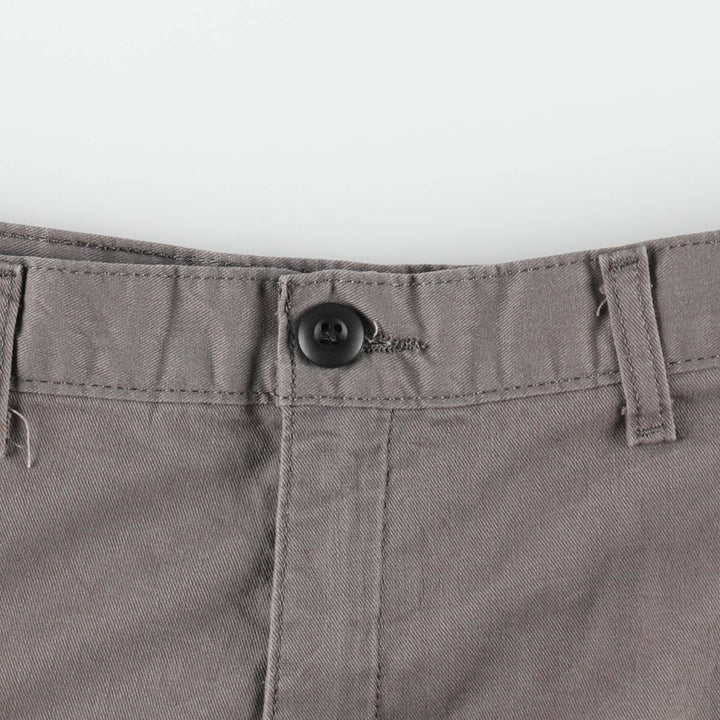Dickies Work Shorts, Half Pants, Men's, W36 equivalent polyester gray type Vintage Second Hand