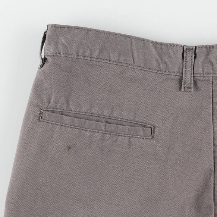 Dickies Work Shorts, Half Pants, Men's, W36 equivalent polyester gray type Vintage Second Hand