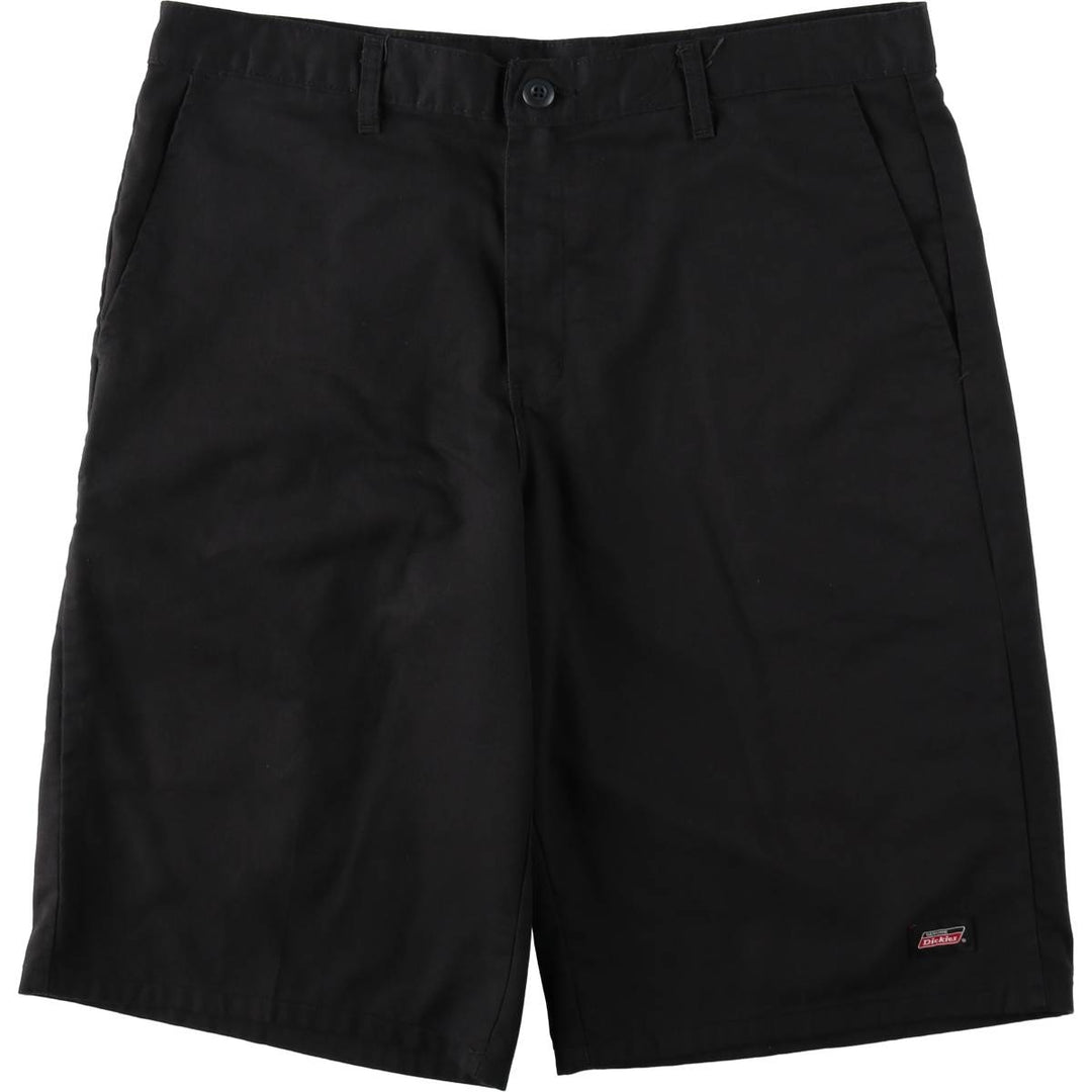 Dickies Work Shorts, Half Pants, Men's, W37 equivalent polyester black type Vintage Second Hand