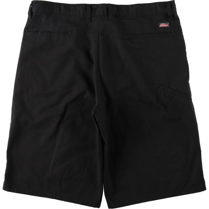 Dickies Work Shorts, Half Pants, Men's, W37 equivalent polyester black type Vintage Second Hand