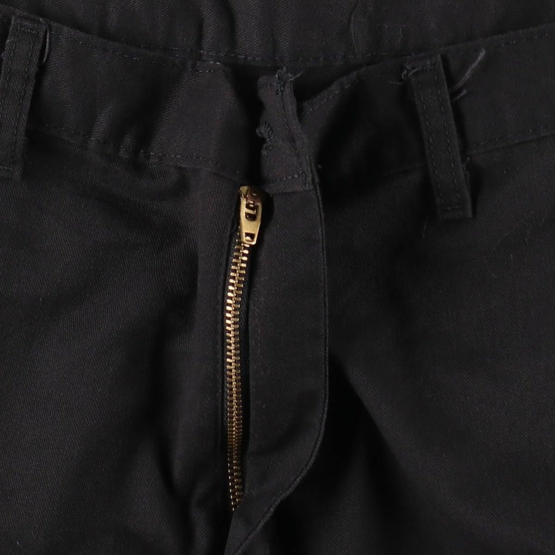 Dickies Work Shorts, Half Pants, Men's, W37 equivalent polyester black type Vintage Second Hand