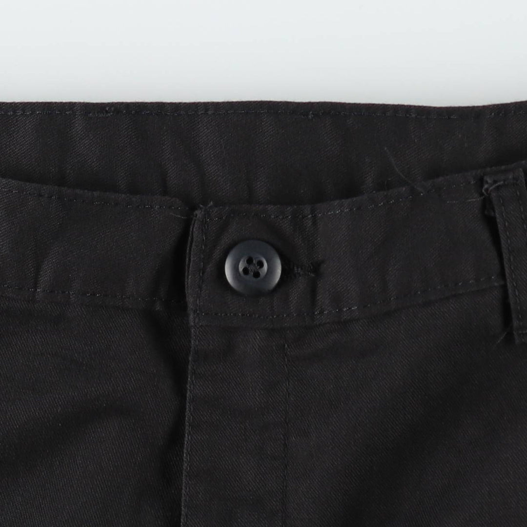 Dickies Work Shorts, Half Pants, Men's, W37 equivalent polyester black type Vintage Second Hand