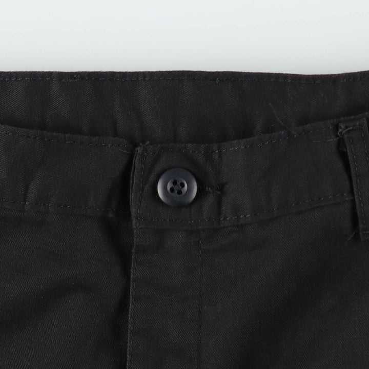Dickies Work Shorts, Half Pants, Men's, W37 equivalent polyester black type Vintage Second Hand