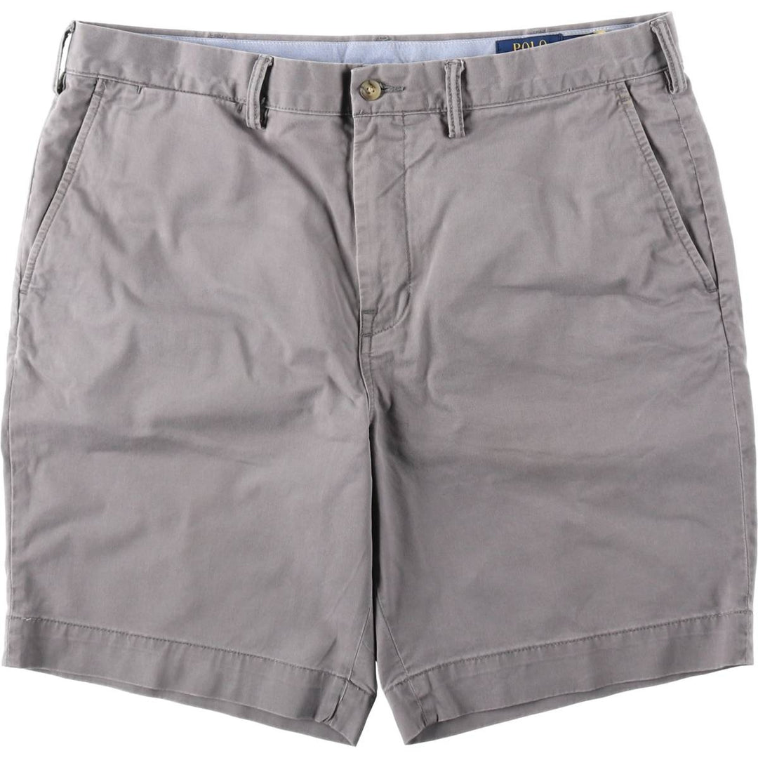 Ralph Lauren POLO RALPH LAUREN CLASSIC FIT 9 Chino Shorts (Men's W38 equivalent) cotton gray type Vintage Second Hand