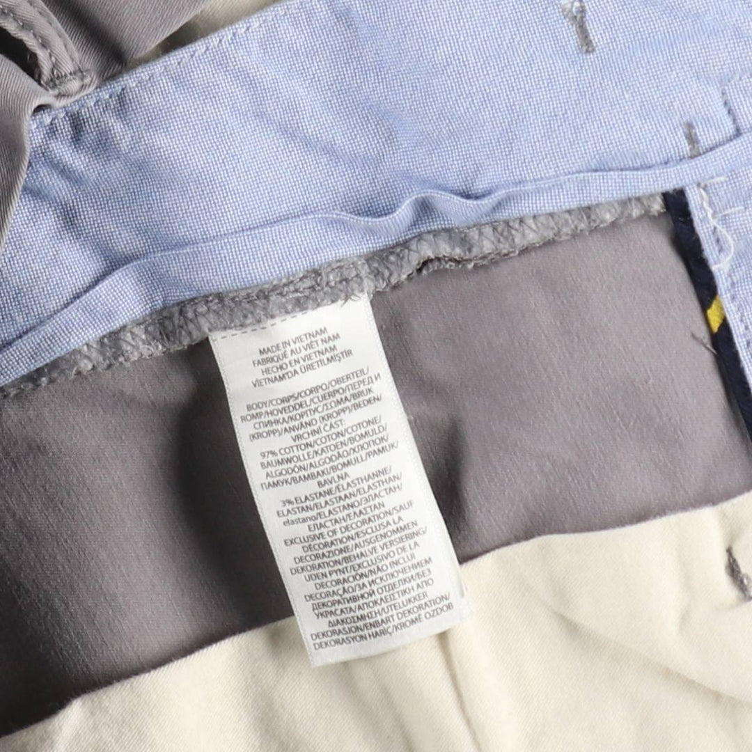 Ralph Lauren POLO RALPH LAUREN CLASSIC FIT 9 Chino Shorts (Men's W38 equivalent) cotton gray type Vintage Second Hand