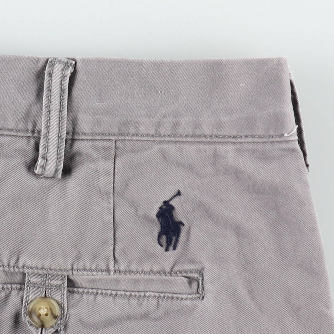 Ralph Lauren POLO RALPH LAUREN CLASSIC FIT 9 Chino Shorts (Men's W38 equivalent) cotton gray type Vintage Second Hand