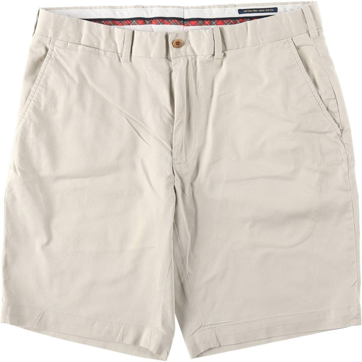Ralph Lauren POLO GOLF chino shorts, men's size W35. cotton ivory Vintage Second Hand