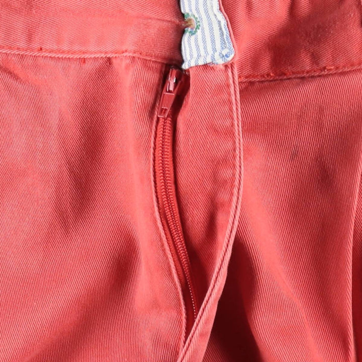 1990'S Tommy Hilfiger Two-Pleat Chino Shorts, Men's Size W35 (approx.), Vintage cotton coral Vintage Second Hand