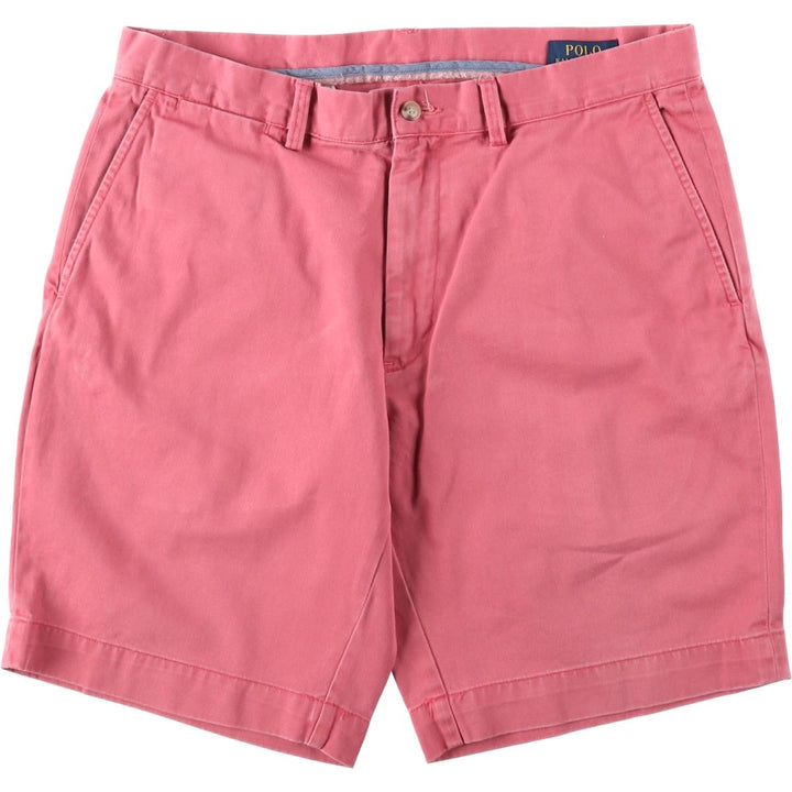 Ralph Lauren POLO RALPH LAUREN CLASSIC FIT 9 Chino Shorts (Men's W35 equivalent) cotton pink type Vintage Second Hand