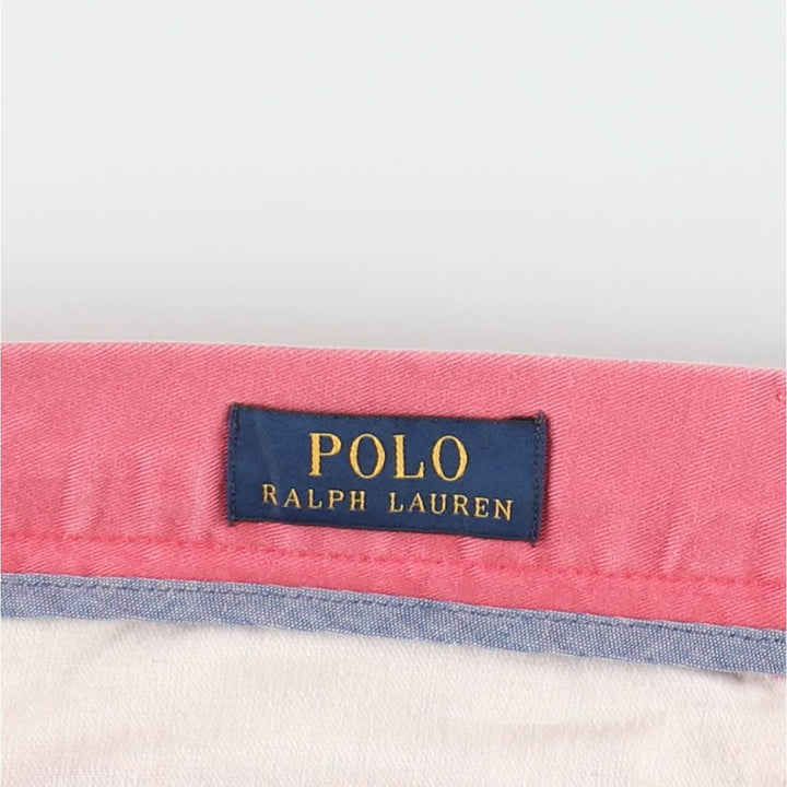 Ralph Lauren POLO RALPH LAUREN CLASSIC FIT 9 Chino Shorts (Men's W35 equivalent) cotton pink type Vintage Second Hand