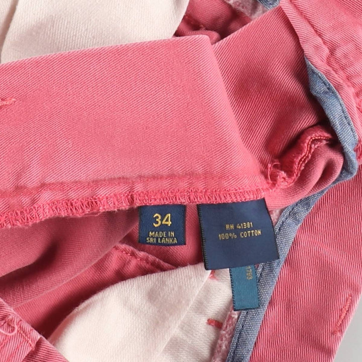 Ralph Lauren POLO RALPH LAUREN CLASSIC FIT 9 Chino Shorts (Men's W35 equivalent) cotton pink type Vintage Second Hand