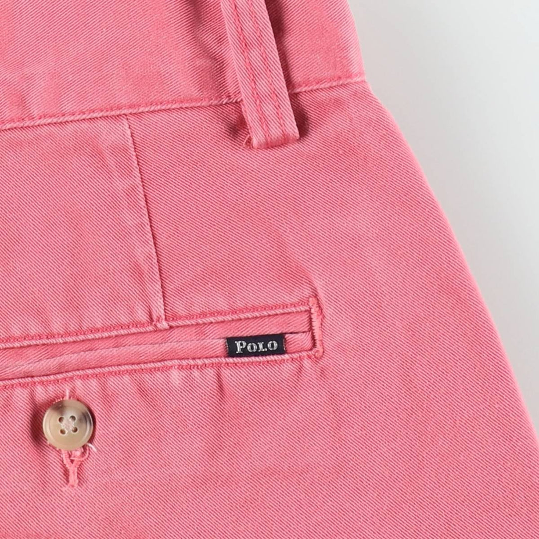 Ralph Lauren POLO RALPH LAUREN CLASSIC FIT 9 Chino Shorts (Men's W35 equivalent) cotton pink type Vintage Second Hand