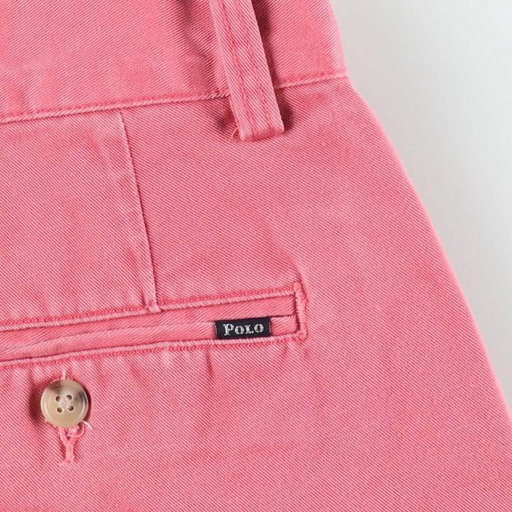 Ralph Lauren POLO RALPH LAUREN CLASSIC FIT 9 Chino Shorts (Men's W35 equivalent) cotton pink type Vintage Second Hand
