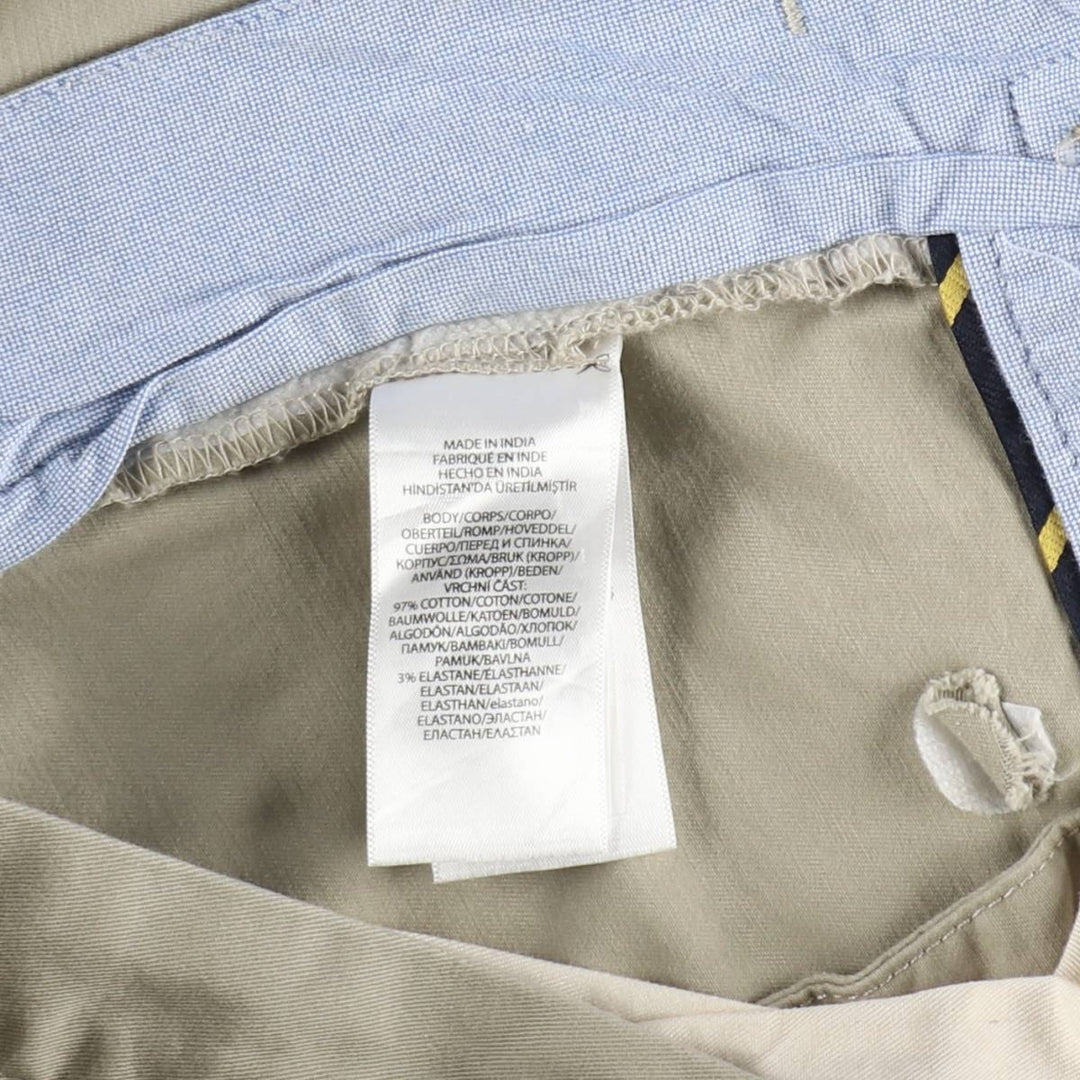 Ralph Lauren POLO RALPH LAUREN STRUTCH CLASSIC FIT Chino Shorts (Men's size W34 equivalent) cotton Beige type Vintage Second Hand