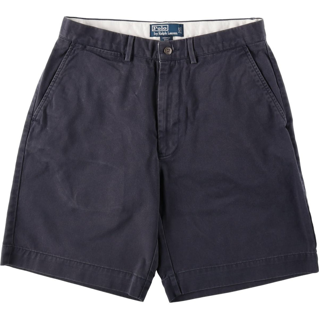 Ralph Lauren POLO by Ralph Lauren PROSPECT SHORT Chino Shorts, Men's, Size W30 cotton navy blue type Vintage Second Hand