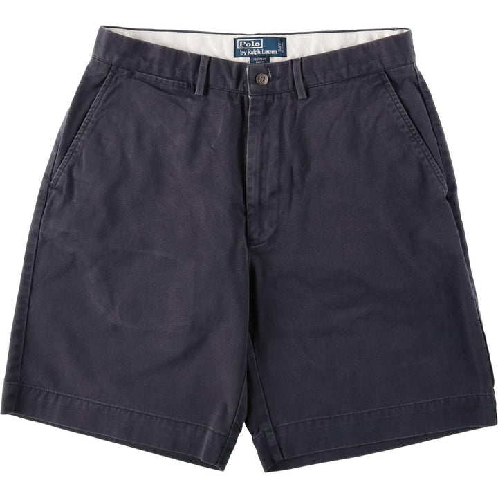 Ralph Lauren POLO by Ralph Lauren PROSPECT SHORT Chino Shorts, Men's, Size W30 cotton navy blue type Vintage Second Hand