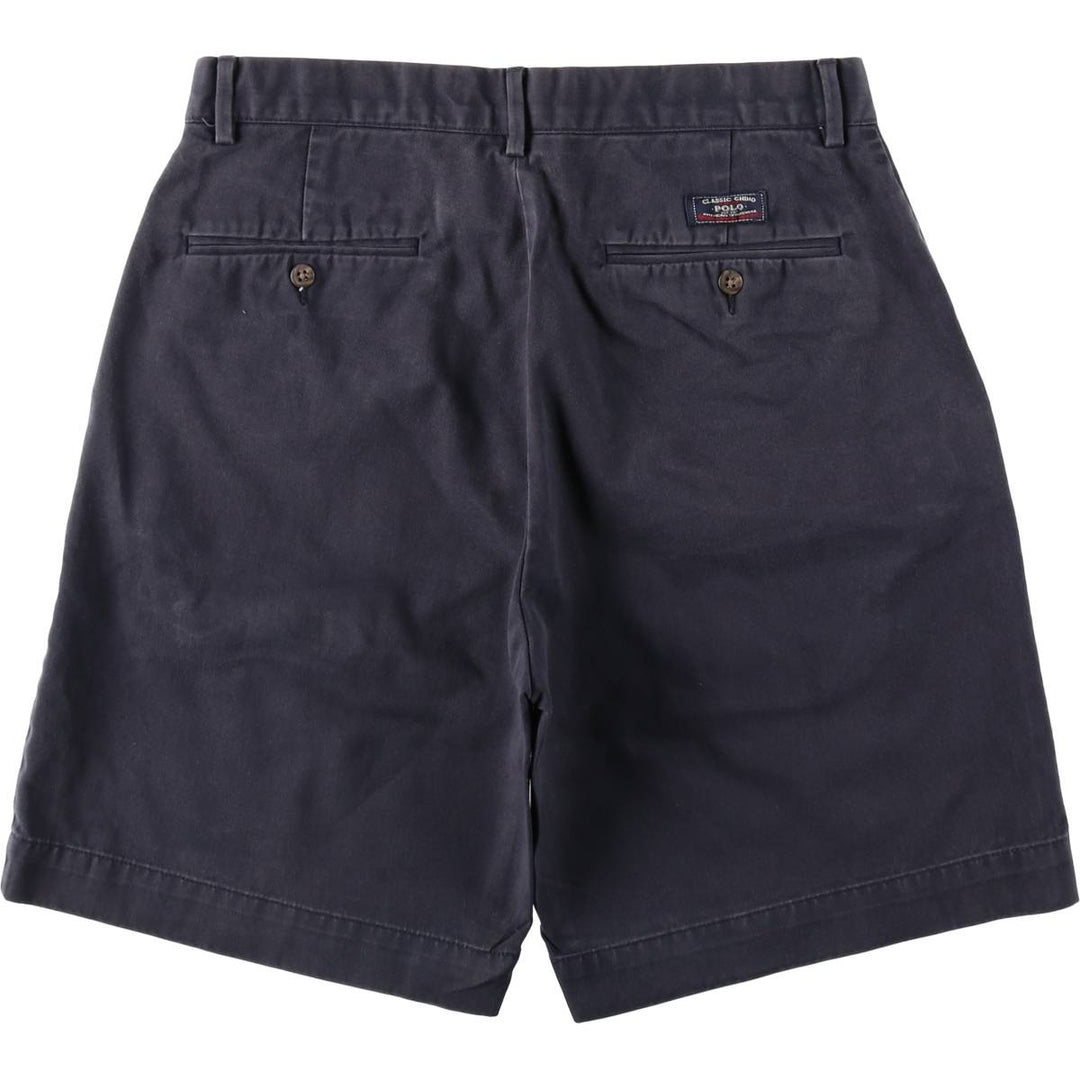 Ralph Lauren POLO by Ralph Lauren PROSPECT SHORT Chino Shorts, Men's, Size W30 cotton navy blue type Vintage Second Hand