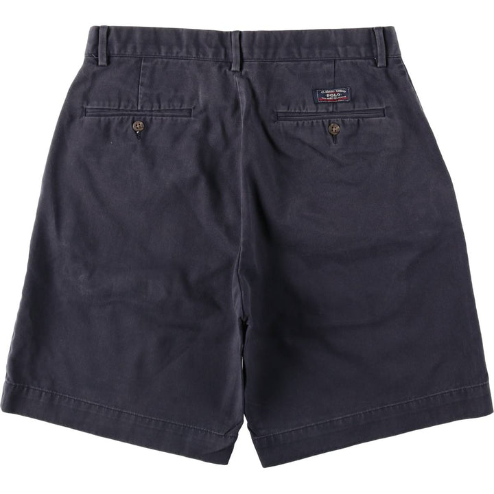 Ralph Lauren POLO by Ralph Lauren PROSPECT SHORT Chino Shorts, Men's, Size W30 cotton navy blue type Vintage Second Hand