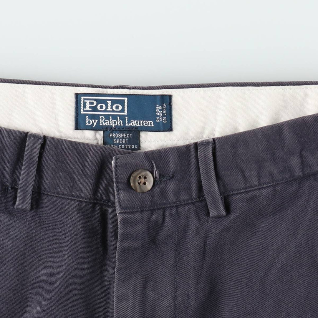 Ralph Lauren POLO by Ralph Lauren PROSPECT SHORT Chino Shorts, Men's, Size W30 cotton navy blue type Vintage Second Hand